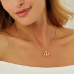 Cicy Bell Womens Heart Initial Necklace for Women 18k Gold Plated Shell Personalized Letter Pendant Necklace 17.7'' with 2'' Extender - Image 6
