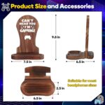 Slothoem-Gamer Gifts for Men Teenage Boy, Gamer Room Decor for Brother, Gaming Gifts for Son, Boyfriend, Husband, Gamer Room Accessories Stuff, Wooden Headset Stand - Can't Hear You I'm Gaming - Image 3