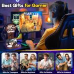 Slothoem-Gamer Gifts for Men Teenage Boy, Gamer Room Decor for Brother, Gaming Gifts for Son, Boyfriend, Husband, Gamer Room Accessories Stuff, Wooden Headset Stand - Can't Hear You I'm Gaming - Image 7