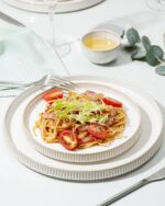 Getstar Dinnerware Sets, Plates and Bowls Sets (10.5” Dish + 8” Dish + 6” Bowl) for 4, Microwave Dishwasher Safe, 12 PCS Ceramic Dinnerware Sets - Image 7