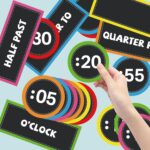 Colorful Clock Numbers Bulletin Board Kit Analog Clock for Kids Learning Classroom Clock for Back to School Elementary Classroom Decorations Teacher Supplies - Image 5