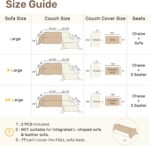 Sectional Couch Covers, 2 Pieces Washable L Shaped Couch Covers Sofa Blanket for Dogs Pet Friendly Sectional Sofa Slipcovers Furniture Protector,71"x 118"+ 71"x 118",(XX-Large,Dark Gray) - Image 3