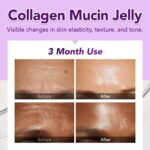 Glow, 1200mg Snail Mucin Supports Skin Elasticity, Collagen Peptides Jelly Stick, Kiwi Flavor, Biotin, Vitamin C, Hyaluronic Acid, Prebiotics, Korean Skin Care, 10 Sticks - Image 3