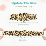 JIELIELE 20mm 22mm Watch Band for Women, Cute Scrunchie Quick Release Replacement Watch Bands, Compatible with Samsung Galaxy Watch 7/6/5/4/Active 2/FE/Gizmo/Amazfit Bip/Garmin Vivoactive 3 Bands - Image 3