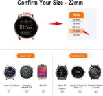 JIELIELE 20mm 22mm Watch Band for Women, Cute Scrunchie Quick Release Replacement Watch Bands, Compatible with Samsung Galaxy Watch 7/6/5/4/Active 2/FE/Gizmo/Amazfit Bip/Garmin Vivoactive 3 Bands - Image 7