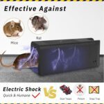 Rat Zapper Electric Mouse Trap 2 Pack Electronic Mice Killer with Powerful Voltage Indoor for Garage Attic Living Room - Image 3