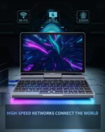 8 Inch 2-in-1 Mini Laptop,HD Rotatable Touch Screen Support Handwriting Windows 11 Pro Small Laptop, N100/N150,12GB RAM, 512GB SSD,Wi-Fi 6, BT 5.2,2 MP Camera,G-Sensor,HDMI,Type C Ultra Pocket PC - Image 10