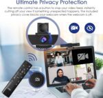 Zoom Certified, NexiGo N950P (Gen 2) 4K Zoomable Webcam, RF Remote, Sony_Starvis Sensor, 5X Digital Zoom, Pro Web Camera with Dual Stereo Mics, for Zoom Skype Teams Twitch - Image 9