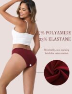 Seamless Underwear for Women - No Show Panties, Soft Breathable Ladies Underwear, 6-Pack - Image 4