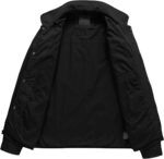 Pursky Men's Canvas Cotton Military Casual Field Jacket Outerwear With Removable Hood - Image 5