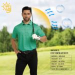Mens Polo Shirts 3 Pack Fashion Print Mens Golf Shirt Short Sleeve Moisture Wicking Dry Fit Golf Shirts for Men - Image 5