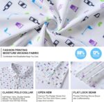 Mens Polo Shirts 3 Pack Fashion Print Mens Golf Shirt Short Sleeve Moisture Wicking Dry Fit Golf Shirts for Men - Image 7