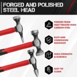 C&T Auto Body Repair Tool Hammer Dolly Set 7 Piece, Car Body Repair Tool Kit with Carrying Case, Carbon Steel Dolly and Hammer Dent Body Fender Tool Set - Image 4