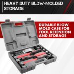 C&T Auto Body Repair Tool Hammer Dolly Set 7 Piece, Car Body Repair Tool Kit with Carrying Case, Carbon Steel Dolly and Hammer Dent Body Fender Tool Set - Image 6