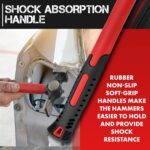 C&T Auto Body Repair Tool Hammer Dolly Set 7 Piece, Car Body Repair Tool Kit with Carrying Case, Carbon Steel Dolly and Hammer Dent Body Fender Tool Set - Image 8