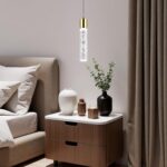 Pendant Lights Kitchen Island 3 Pack, 6500K Modern Kitchen Island Lights Ceiling Lighting Fixtures with Crystal Bubble, Integrated LED Cold White Hanging Light Dining Room Light Brushed Gold - Image 10