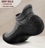 BULLIANT Men Slipper Socks,Grip Socks Hiking Water Shoes Barefoot Shoes for Outdoor Walking Exercises - Image 3
