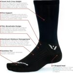 Swiftwick- ASPIRE Crew Cycling Socks, Firm Compression Fit, Moisture Wicking - Image 3