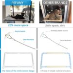 Cat Window Hammock – Mess-Free Waterproof Cats Window Perch for Large Cats, Strong Suction Cup Hammock with Flannel Cover, Indoor Cat Seat, Beige - Image 5
