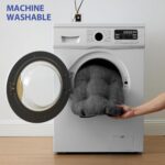 Chair Cushions for Dining Chairs Set of 4, Kitchen Chair Cushions, Chair Pads with Ties and Non Slip Backing, Tufted Memory Foam Seat Cushion 4 Pack, 15.5" x 15.5" x 4", Dark Gray - Image 6