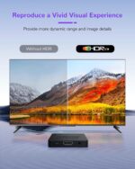 avedio links 4K@120Hz HDMI Splitter 1 in 2 Out w/ 4ft 8K Hdmi Cable (Not Extended Display), Mirror Only, 8K HDMI 2.1 Splitter for Monitor, TV, Support HDCP2.3, 48Gbps, VRR, ALLM, Dol-by Vision, Atmos - Image 7