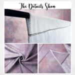 Abstract Professional Photography Backdrop for Portrait Photo Props Booth Background Photoshoot Studio with Polyester Fabric Roller Pocket on Top (8x12,Purple) - Image 3