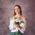 Abstract Professional Photography Backdrop for Portrait Photo Props Booth Background Photoshoot Studio with Polyester Fabric Roller Pocket on Top (8x12,Purple) - Image 4