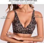 Gailife Deep V Bras for Women No Underwire Wireless Push Up Bra Seamless Plunge Bralette Comfort Supportive Bra Full Coverage - Image 7