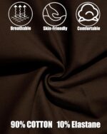 Men's Cargo Pants with Pockets Cotton Outdoor Elastic Waist Hiking Pants Casual Baggy Jogger Sweatpants - Image 8