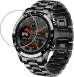[3-Pack] for LIGE i12 1.3 inch Smart watch smartwatch Tempered Glass Screen Protector, 9H Hardness Case Friendly Anti Scratch Anti-Bubble HD Clear Glass Flim For LIGE i12 1.3 inch Smartwatch - Image 3