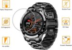 [3-Pack] for LIGE i12 1.3 inch Smart watch smartwatch Tempered Glass Screen Protector, 9H Hardness Case Friendly Anti Scratch Anti-Bubble HD Clear Glass Flim For LIGE i12 1.3 inch Smartwatch - Image 4