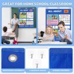 Alphabet Learning Pocket Chart, Alphabet Wall Chart for Toddlers 1-3, Handwriting Practice Letter Tracing Circle Time Learning Center for Classroom, Preschool Classroom Must Haves XL35x 27" - Image 7