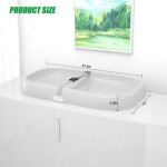 Changing Pad, Organic 100% Natural Premium Latex from Malaysia Jungle,27.6"×17" Skin-Friendly Surface, Easy to Clean, Non-Slip Design for Changing Tables and Dressers, IPX7 Waterproof(Gray) - Image 4