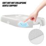 Changing Pad, Organic 100% Natural Premium Latex from Malaysia Jungle,27.6"×17" Skin-Friendly Surface, Easy to Clean, Non-Slip Design for Changing Tables and Dressers, IPX7 Waterproof(Gray) - Image 6