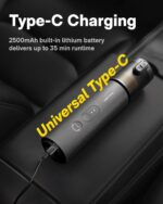 HOTO Handheld Car Vacuum Cleaner Cordless, 4-in-1 Portable Mini Vacuum with 20000Pa Strong Suction, Electric Compressed Air Duster Blower for Car, Desk, Computer, Keyboard, Home, Office Cleaning - Image 10