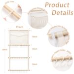 kangaroo Headband Holder Hair Bows Organizer for Baby Girls Large Capacity Bow Holder Hair Accessories Wall Hanging Organizer for Toddler Baby Girl Nursery Room Decor - Image 3