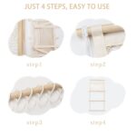 kangaroo Headband Holder Hair Bows Organizer for Baby Girls Large Capacity Bow Holder Hair Accessories Wall Hanging Organizer for Toddler Baby Girl Nursery Room Decor - Image 5