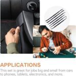 6-Piece Non-Marring Pick and Prybar Set, Door Panel (Upholstery) Protect Tool for Automotive Audio Equipment - Image 4
