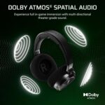 Corsair Virtuoso MAX Wireless Officially Licensed Xbox Series X|S Gaming Headset – Dolby Atmos, Active Noise Cancelling, 2.4GHz Wireless & Bluetooth, Game/Chat Audio Controls, PC – Carbon - Image 5