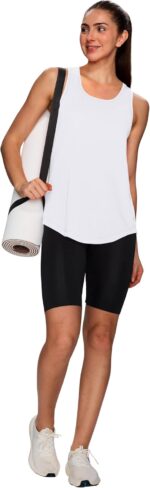WIHOLL Workout Tops for Women Summer Athletic Tank Tops Sleeveless Shirts Beach Lightweight Gym Clothes - Image 6