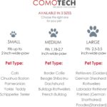 Comotech Dog Paw Cleaner with Bath Brush & Absorbent Towels - Adjustable Ring Handle for Long and Short-Haired Dogs (Large, Blue) - Image 8
