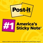 Post-it Notes, 3 in x 3 in, 18 Sticky Notes Pads, 100 Sheets per Pad, The Iconic Canary Yellow Note, School Supplies and Oﬃce Products - Image 5