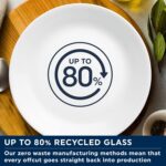 Corelle 12pc Bella Faenza Dinnerware Set for 4 - 3X More Durable Glass, Half Weight of Ceramic, up to 80% Recycled - Image 4