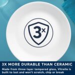 Corelle 12pc Bella Faenza Dinnerware Set for 4 - 3X More Durable Glass, Half Weight of Ceramic, up to 80% Recycled - Image 5
