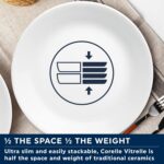Corelle 12pc Bella Faenza Dinnerware Set for 4 - 3X More Durable Glass, Half Weight of Ceramic, up to 80% Recycled - Image 7
