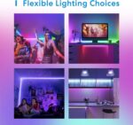 meross Smart LED Strip Lights Works with Apple HomeKit, 16.4ft WiFi RGB Strip, Compatible with Siri, Alexa&Google and SmartThings, App Control, Color Changing Led Strips for Bedroom, TV - Image 7