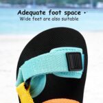 Girls Kids Summer Sandals Slides Open Toe Beach Adjustable Straps Athletic Outdoor Shoes - Image 3