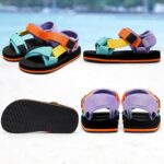Girls Kids Summer Sandals Slides Open Toe Beach Adjustable Straps Athletic Outdoor Shoes - Image 6