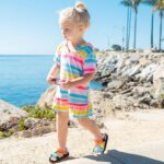 Girls Kids Summer Sandals Slides Open Toe Beach Adjustable Straps Athletic Outdoor Shoes - Image 7
