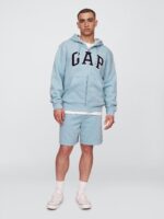 GAP Logo Heritage Hoodie Hooded Full Zip Sweatshirt - Image 4